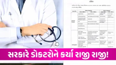 ગુજરાત સરકારનો મોટો નિર્ણય: તજજ્ઞ તબીબોના પગારમાં 35,000 નો વધારો