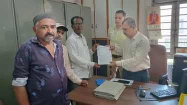 સીલીકોસીસ પીડીત સંધ, મોરબી દ્વારા મોરબી જિલ્લાના મદદનીશ નીયામક ઔધ્યોગીક સલામતી અને આરોગ્ય સમક્ષ રજૂઆત